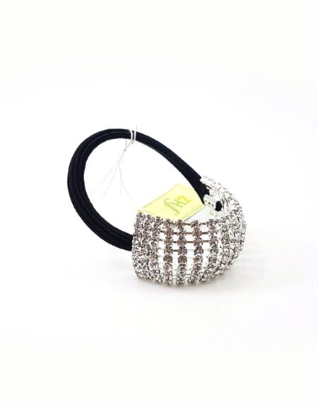 AY0062-2 Child Size Rhinestone Stretch Ponytail Holder – FH2 Children Jewelry Collection TM