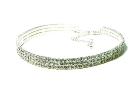 AZ0005 3-Row Crystal Stretch Choker (Adult) – FH2 Competition Jewelry Collection TM