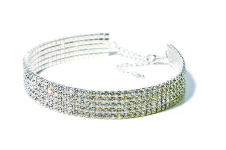 AZ0027 5-Row Crystal Stretch Choker (Adult) – FH2 Competition Jewelry Collection TM