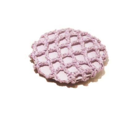 AZ0031-1-lilac Lilac Crochet Bun Cover (Child)