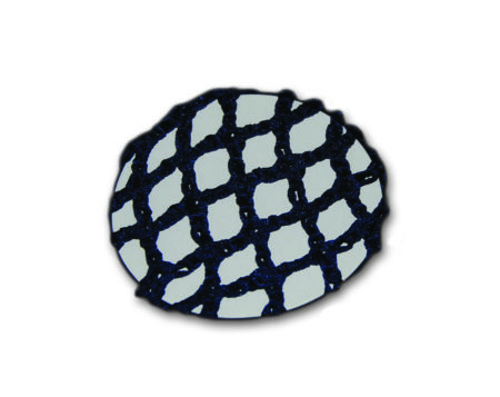AZ0031-1-navy Navy Crochet Bun Cover (Child)