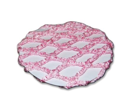 AZ0031-1-pink Pink Crochet Bun Cover (Child)