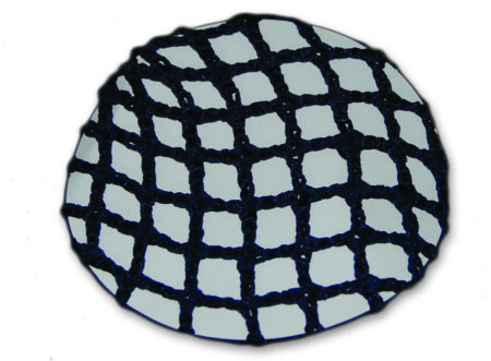 AZ0031-Navy Navy Crochet Bun Cover (Adult)
