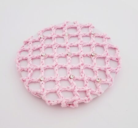 BC0020 Jeweled Pink Bun Cover (Adult)