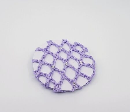 BC0032 Jeweled Lilac Bun Cover (Child)