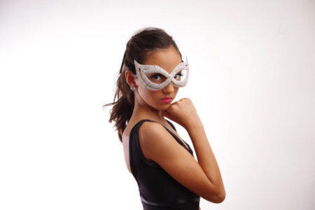 RM0004 AB Crystal Masquerade Mask