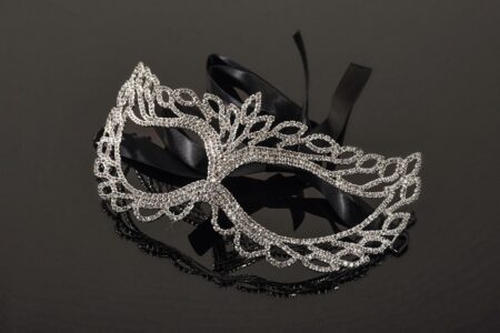 RM0005 Rhinestone Masquerade Mask