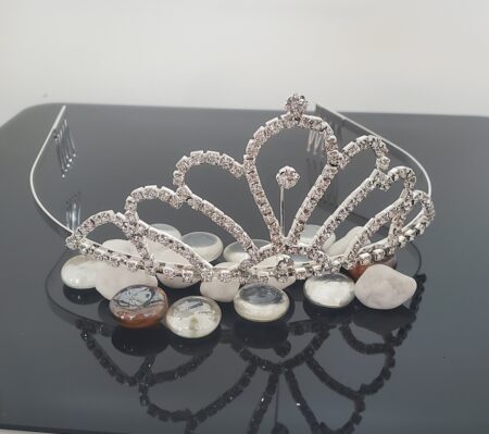TR0602 Rounded Duchess Crystal Tiara (Large)