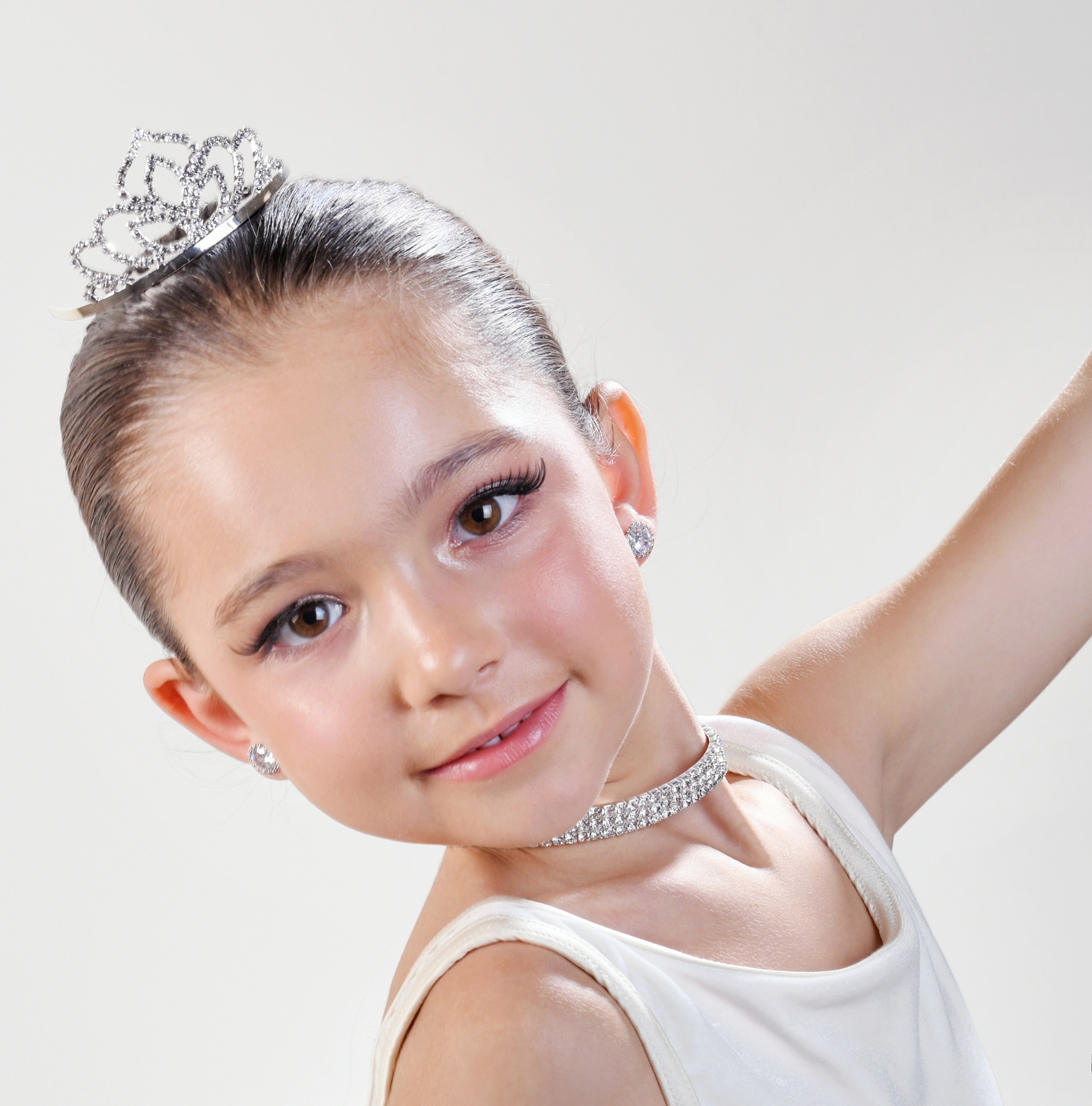TR0803 Divine Rhinestone Tiara (Small)