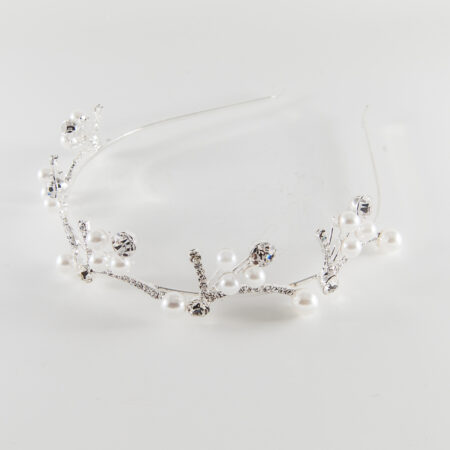 TR0904 Pearl and Crystal Headband