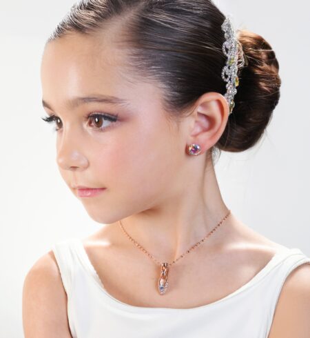 AZ0017-3 10mm AB Cubic Zirconia Earrings — Pierced Style