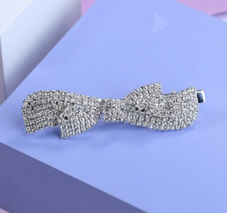 BA0201 – Rhinestone Bow Barrette
