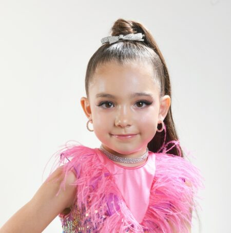 BA0201 – Rhinestone Bow Barrette